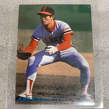 カルビープロ野球カード　阪急ブレーブス カルビープロ野球カード1976年版NO.215阪急ブレーブス森本潔選手